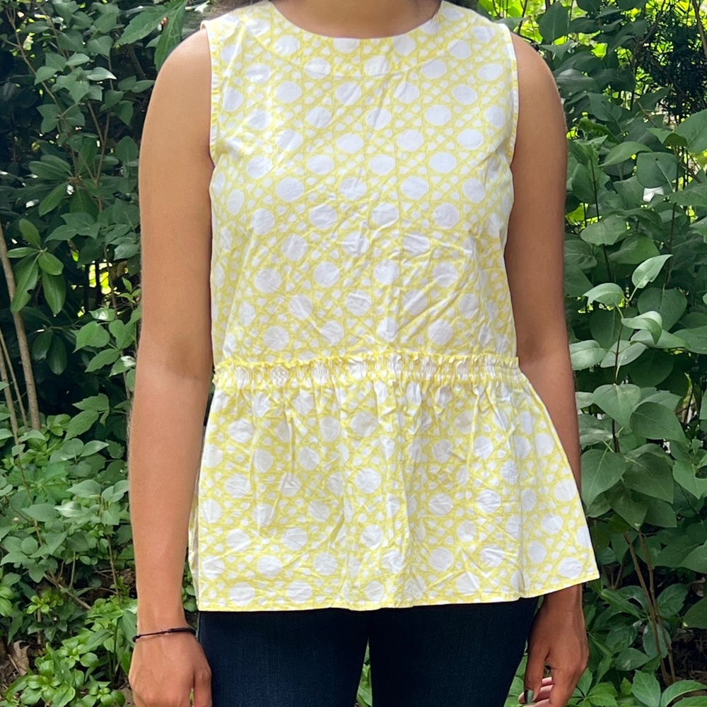 Yellow Sleeveless Top, Ann Taylor, XS, Like New Condition, Barely Used